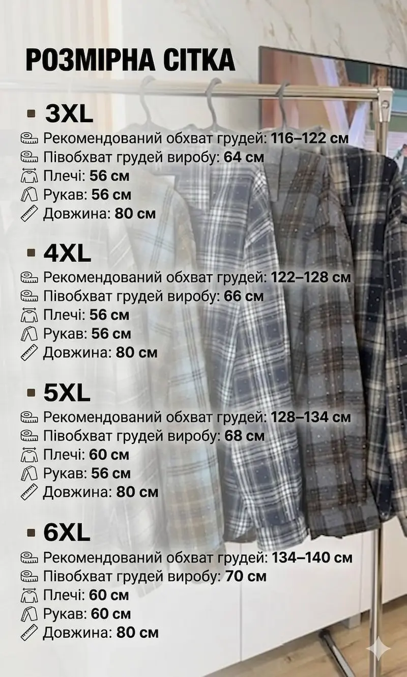 Розмірна сітка джинсів